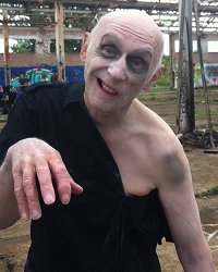 Patrick as a zombie - great fun